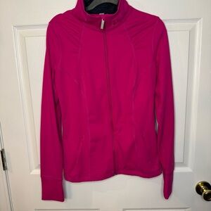 Under Armour Pink Jacket Full-Zip Performance Thumb Holes Size Medium GUC